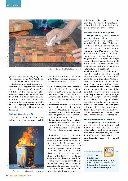 Vorschauseite 2: Betrieblicher Brandschutz: Potenzielle Selbstentzündung.