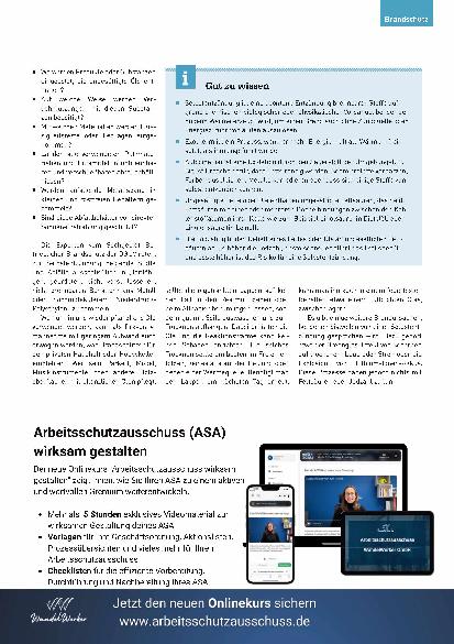 Vorschauseite 3: Betrieblicher Brandschutz: Potenzielle Selbstentzündung.