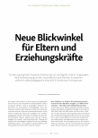 Vorschauseite 2: Neue Blickwinkel für Eltern und Erziehungskräfte