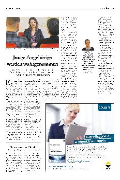 Vorschauseite 1: Junge Angehörige werden wahrgenommen.