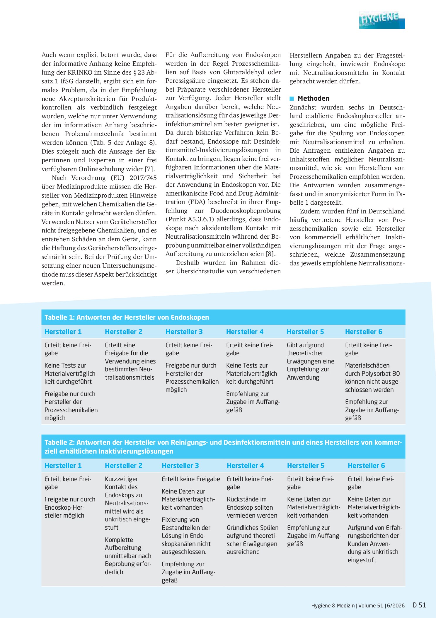 Vorschauseite 3: Einführung der Flush-Brush-Flush-Methode: Herausforderungen zwischen Patientensicherheit und Materialverträglichkeit