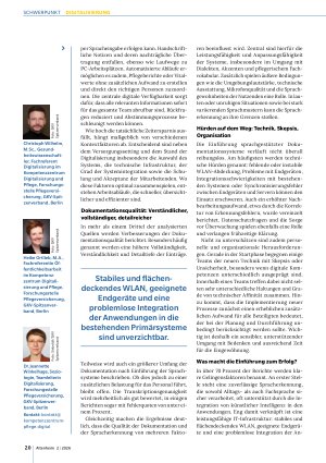 Vorschauseite 3: Dokumentation per Stimme