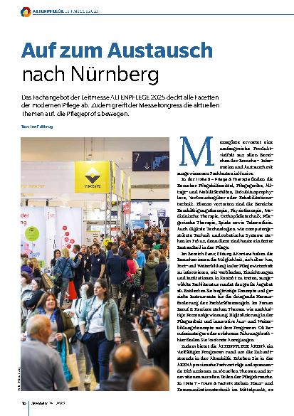 Vorschauseite 1: Auf zum Austausch nach Nürnberg
