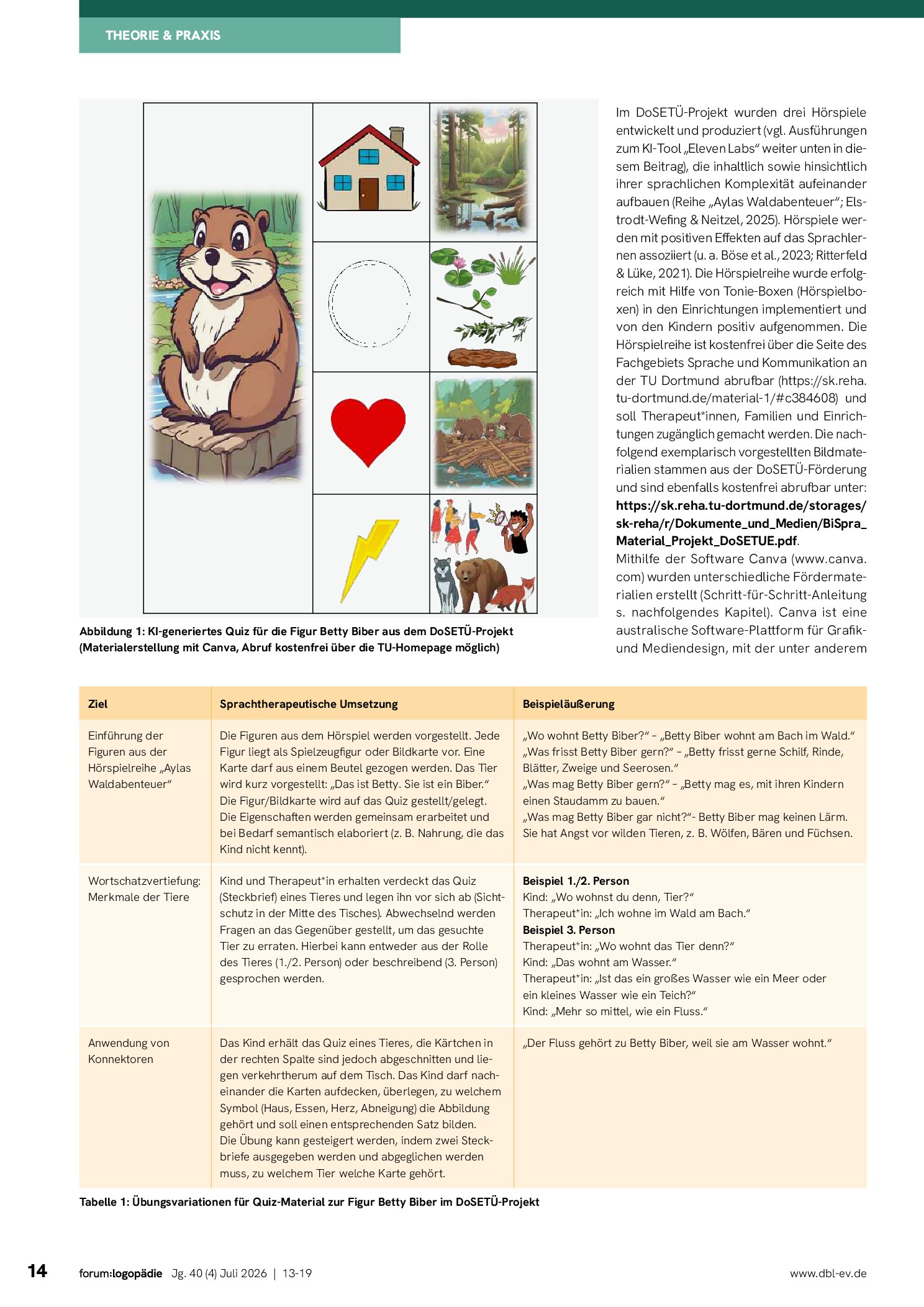Vorschauseite 2: KI-gestützte Materialerstellung in der logopädischen Therapie mit Kindern am Beispiel des DoSETÜ-Projekts