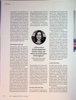 Vorschauseite 3: Neue Wege in der Pflege