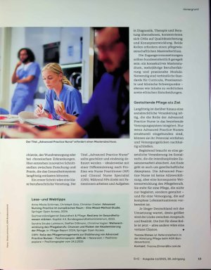 Vorschauseite 4: Neue Wege in der Pflege