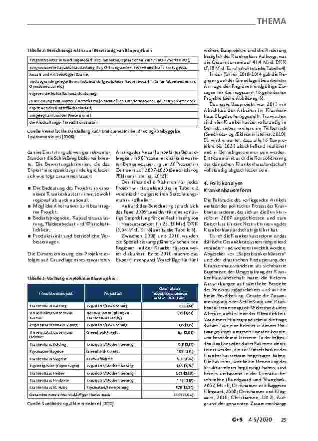 Vorschauseite 5: Jahrzehnte der Transformation: Eine Analyse Dänemarks Strukturund Krankenhausreform.