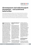 Vorschauseite 1: Hirnmetastasen sind radiochirurgisch therapierbar - und zunehmend beherrschbar.