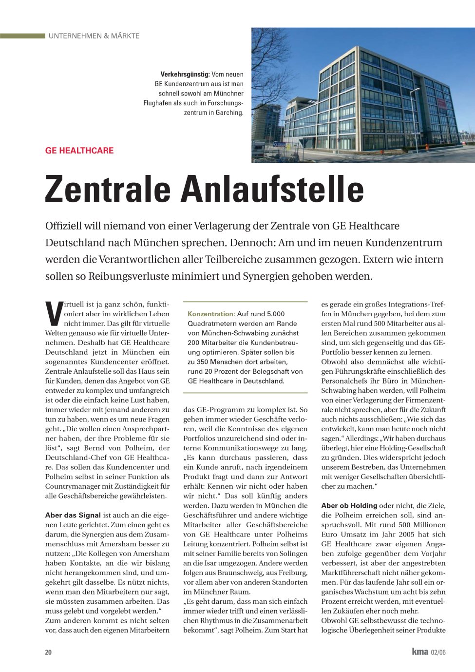 Vorschauseite 1: Zentrale Anlaufstelle