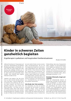 Vorschauseite 1: Kinder in schweren Zeiten ganzheitlich begleiten