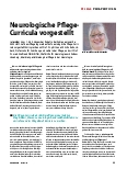 Vorschauseite 1: Neurologische Pflege-Curricula vorgestellt