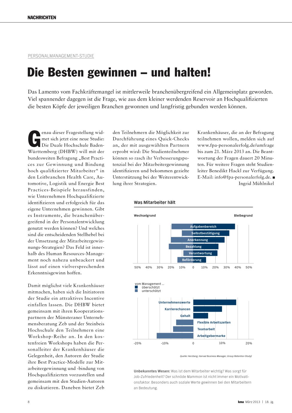 Vorschauseite 1: Die Besten gewinnen – und halten!