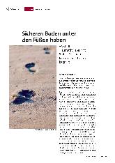 Vorschauseite 2: Sicheren Boden unter den Füßen haben. Weshalb Traumatherapie mit Stabilisierung und Ressourcenaktivierung beginnt.