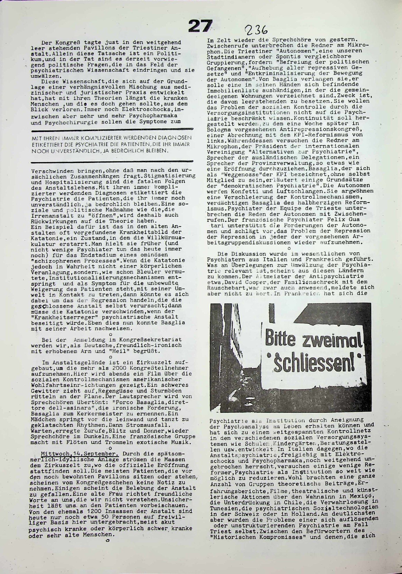 Vorschauseite 2: Freiheit ist therapeutisch