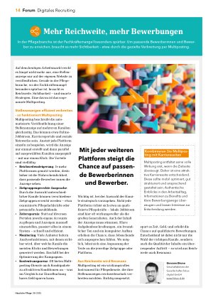Vorschauseite 1: Mehr Reichweite, mehr Bewerbungen