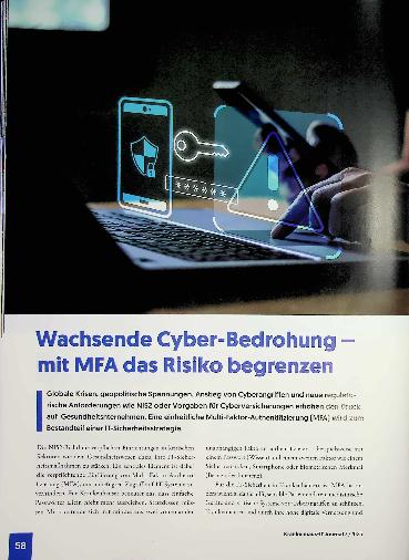 Vorschauseite 1: Wachsende Cyber-Bedrohung - mit MFA das Risiko begrenzen