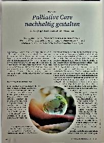 Vorschauseite 1: Palliative Care nachhaltig gestalten: Der Umgang mit sich erschöpfenden Ressourcen