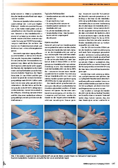 Vorschauseite 3: PFLEGELEXIKON – die Serie zum Sammeln Hygienische Händedesinfektion – was sagt die aktualisierte Leitlinie?