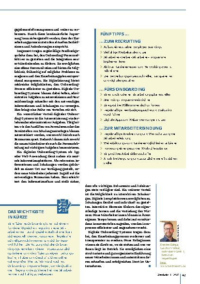 Vorschauseite 4: Neue Mitarbeitende effizient onboarden