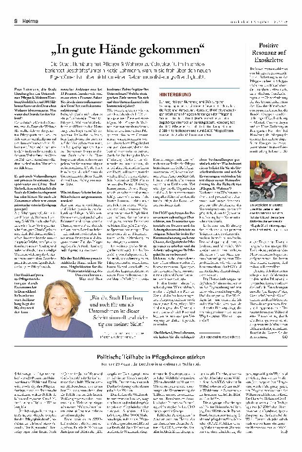 Vorschauseite 1: „In gute Hände gekommen“