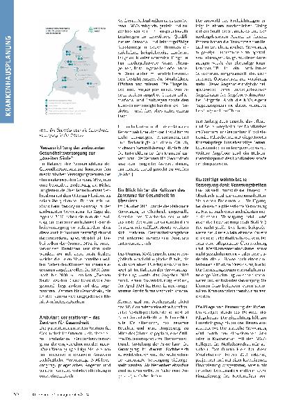 Vorschauseite 2: Ambulante Versorgung entscheidend weitergedacht. Vom MVZ zur „Zweiten Säule“ als zukunftsfähigem ambulanten Gesundheitsverbund.
