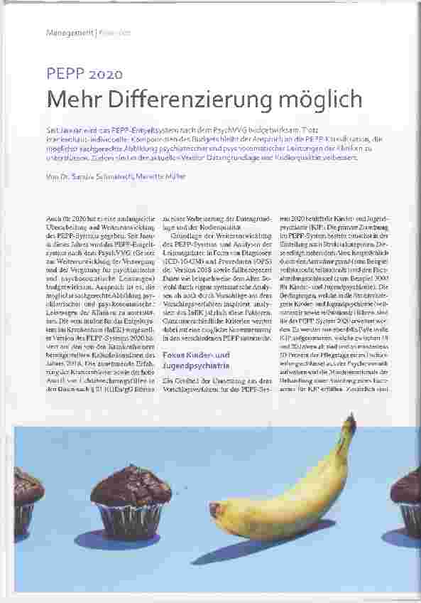 Vorschauseite 1: PEPP 2020 Mehr Differenzierung möglich