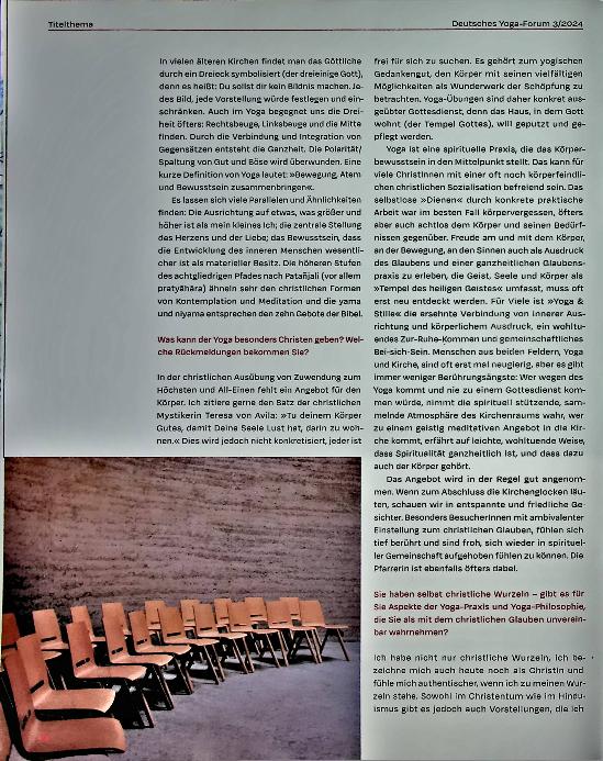 Vorschauseite 3: "Aus unterschiedlichen Quellen schöpfen" - Interview mit Regina Weiser