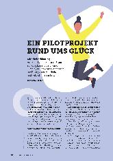 Vorschauseite 1: Ein Pilotprojekt rund ums Glück