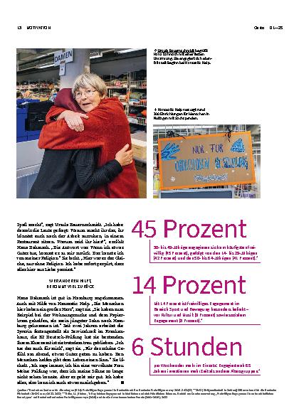 Vorschauseite 4: "Den Menschen helfen, das gibt dem Leben einen Sinn“