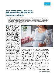 Vorschauseite 1: Jod, Folsäure und Schwangerschaft – Tipps für die Praxis: BfR aktualisiert Merkblatt für Ärztinnen und Ärzte