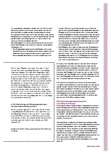 Vorschauseite 4: Mehr Geld für die „Pflege-Auszeit“