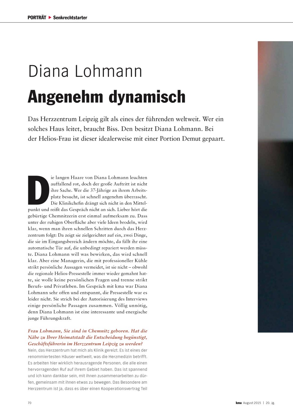 Vorschauseite 1: Angenehm dynamisch