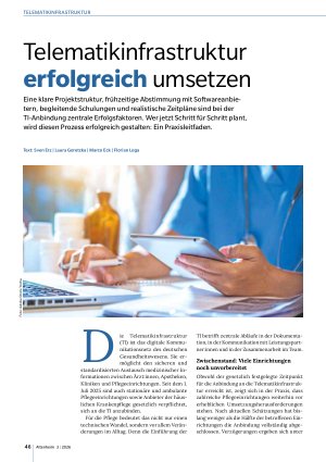 Vorschauseite 1: Telematikinfrastruktur erfolgreich umsetzen