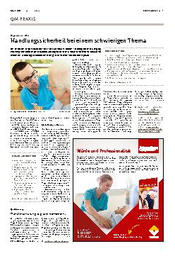 Vorschauseite 1: Depression im Alter: Handlungssicherheit bei einem schwierigen Thema