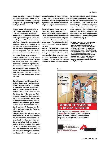 Vorschauseite 4: «Grosses Potenzial für Inklusion»