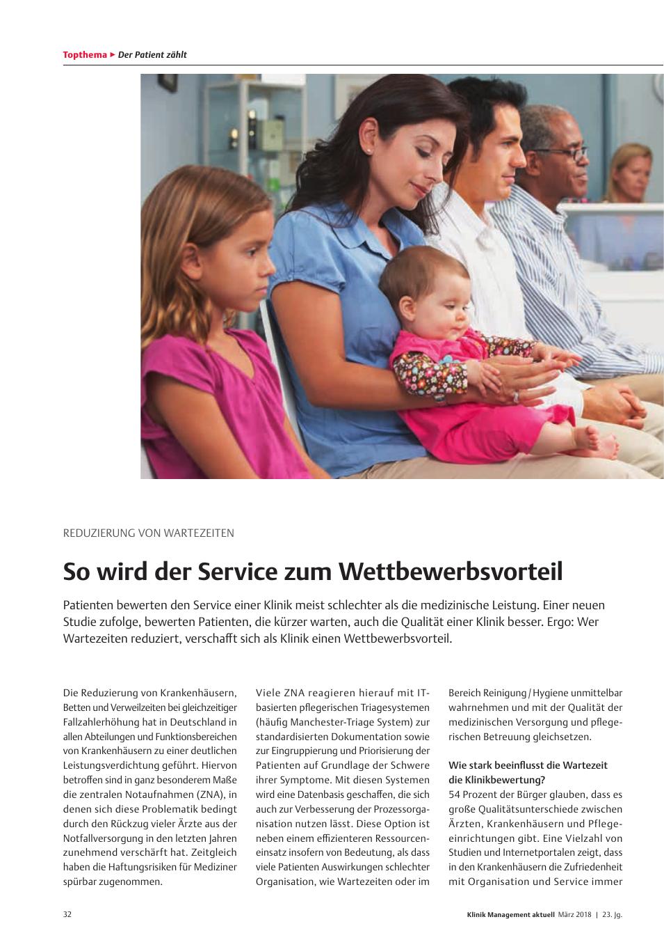 Vorschauseite 1: Reduzierung von Wartezeiten: So wird der Service zum Wettbewerbsvorteil