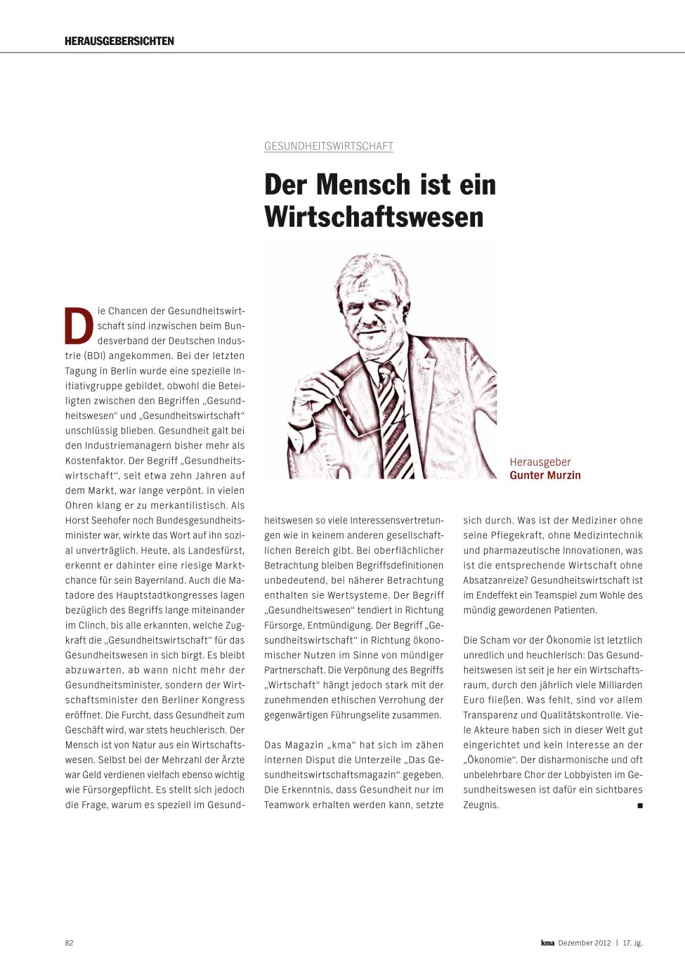 Vorschauseite 1: Der Mensch ist ein Wirtschaftswesen