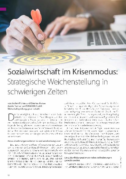 Vorschauseite 1: Sozialwirtschaft im Krisenmodus: Strategische Weichenstellung in schwierigen Zeiten