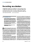 Vorschauseite 1: Recruiting neu denken
