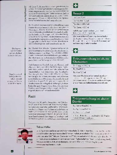 Vorschauseite 4: Das richtige Rezept (Ur-)Tinkturen bei Magen-Darm-Beschwerden