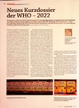 Vorschauseite 1: Neues Kurzdossier der WHO - 2022
