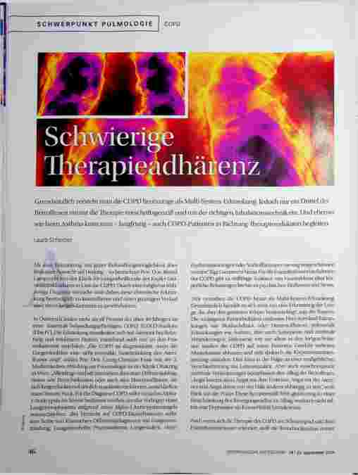 Vorschauseite 1: Schwierige Therapieadhärenz