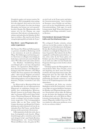 Vorschauseite 5: Pflegenden „etwas Gutes“ tun