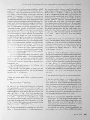 Vorschauseite 2: Zum Wehrdienstrecht Beteiligungsrecht bei Befehl zur Vorbereitung und Durchführung einer Veranstaltung zur Führungs kräfteinformation von Soldaten