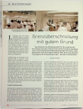 Vorschauseite 1: Grenzüberschreitung mit gutem Grund