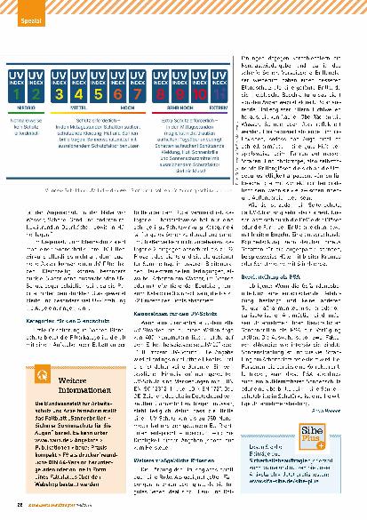 Vorschauseite 2: Sonnenbrillen: Schutz vor Blendung und UV-Strahlung. Cool und sinnvoll.
