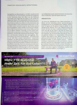 Vorschauseite 3: Fraktur-assoziierte Infektionen Prophylaxe entscheidend