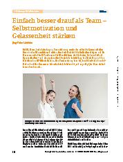 Vorschauseite 1: Einfach besser drauf als Team – Selbstmotivation und Gelassenheit stärken