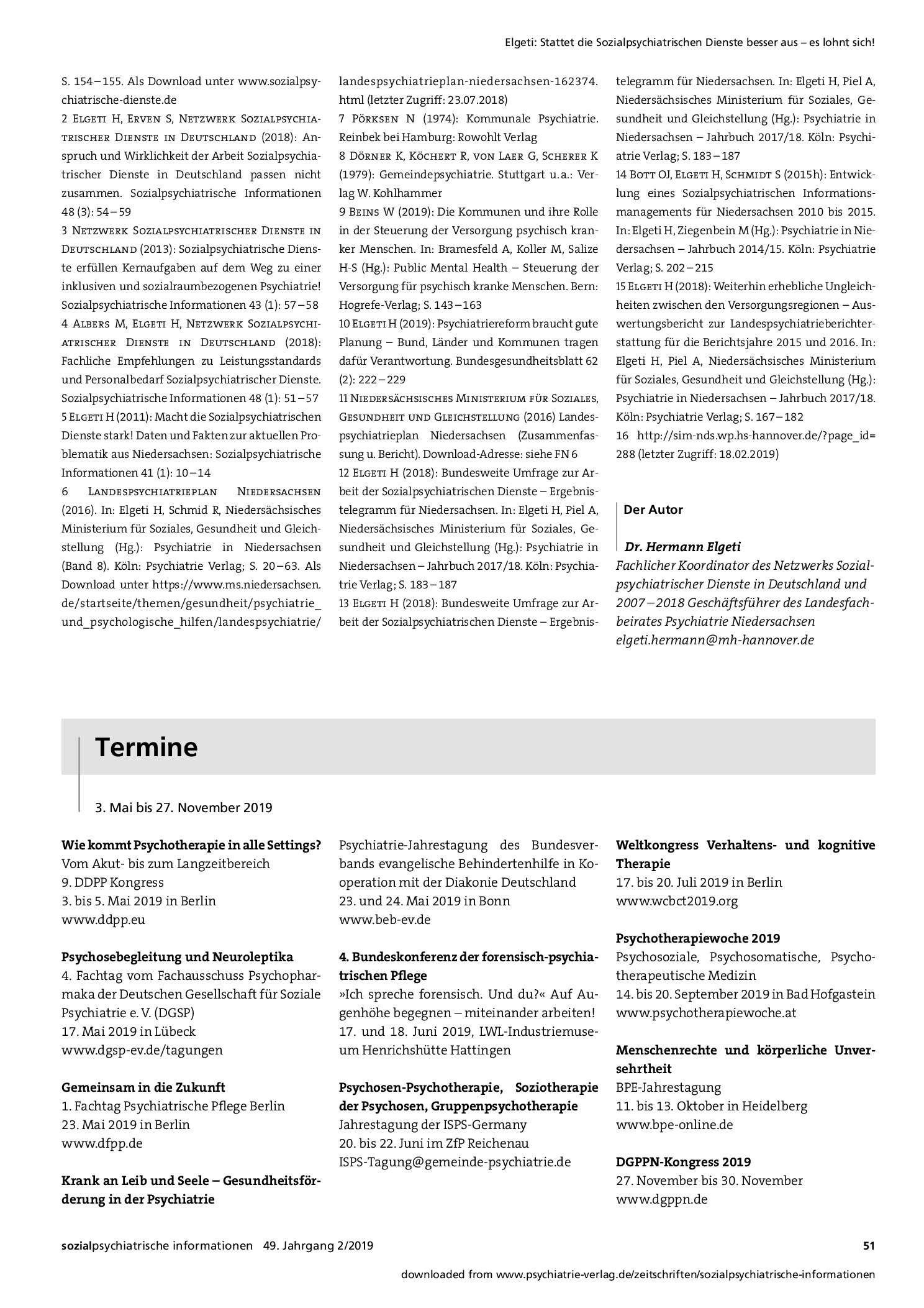 Vorschauseite 6: Stattet die Sozialpsychiatrischen Dienste besser aus – es lohnt sich!