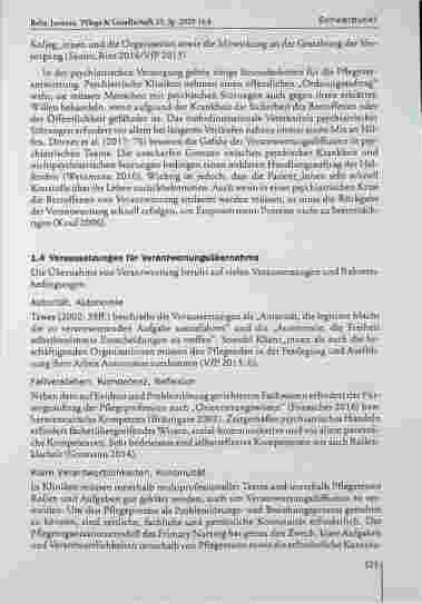 Vorschauseite 4: Bereitschaft psychiatrisch Pflegender zur Verantwortungsübernahme = eine qualitativ-rekonstruktive Studie